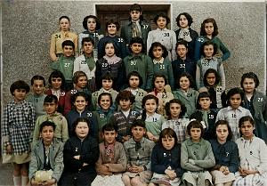 ECOLE MARAVAL FILLES 1954 CERTIFICAT D ETUDES  1 ERE ANNEE